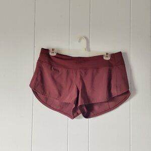 Lululemon Athletica Speed Up Short 2.5" Running Short in Cassis (Size 8)
